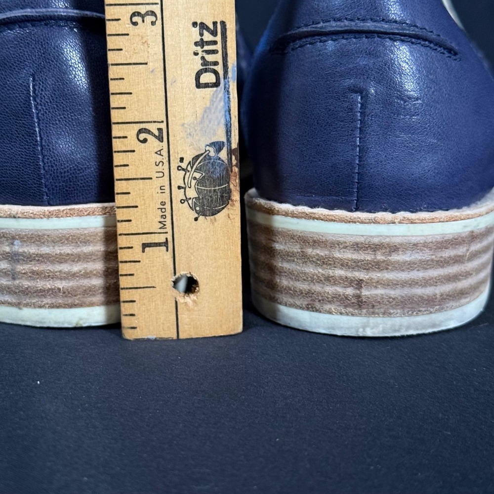 Vintage Stuart Weitzman Spectator Penny Loafers Two Tone Leather Spain Women 9 M - Picture 8 of 16